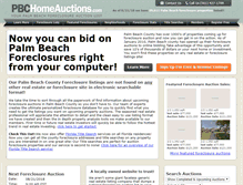 Tablet Screenshot of pbchomeauctions.com